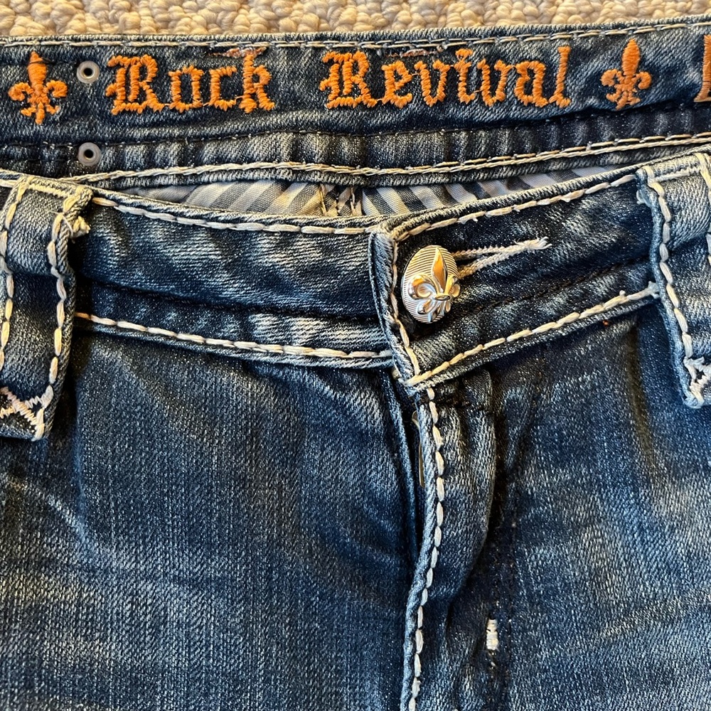 Rock Revival Blue Boot Cut Jeans